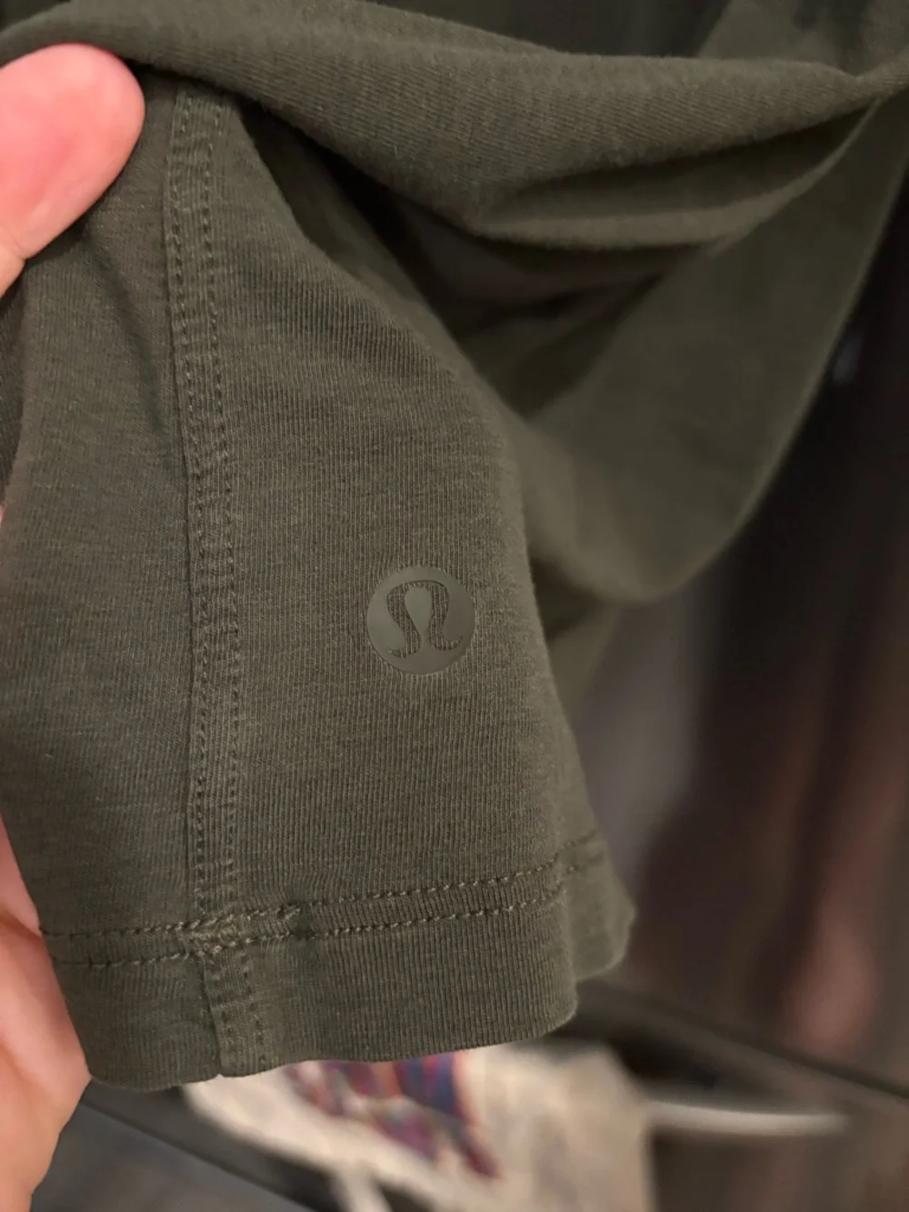 lululemon athletica Olive Green Sleeveless Muscle Tank - Picture 3 of 3